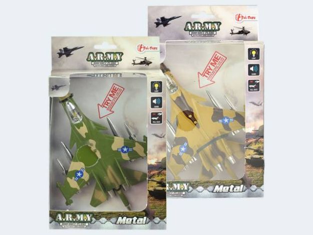 Bild von Flugzeug Düsenjäger mit Licht + Ton - Ein Stück wird nach dem Zufallsprinzip zugesendet! - 26112Z