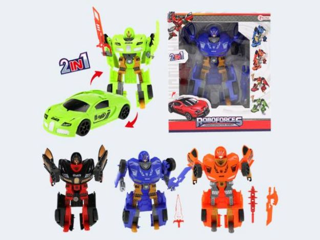 Bild von Roboforce Verwandlungsroboter Superauto - Ein Stück wird nach dem Zufallsprinzip zugesendet! - 30036Z