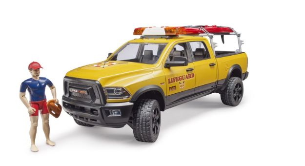 Bild von Bruder 02506 RAM 2500 Power Wagon LifeGuard mit Figur