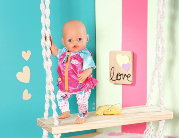 Bild von Zapf BABY born Freizeitanzug Pink 43cm - 833605