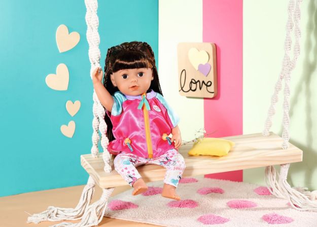 Bild von Zapf BABY born Freizeitanzug Pink 43cm - 833605