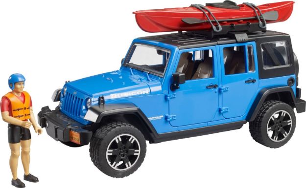 Bild von Jeep Wrangler Rubicon Unlimited mit Kajak + Figur