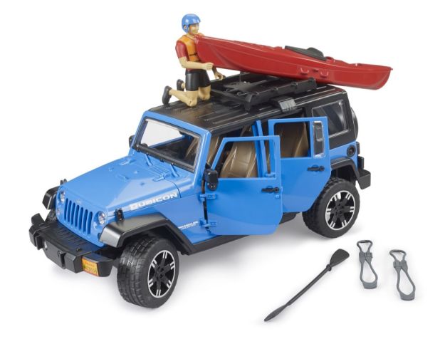 Bild von Jeep Wrangler Rubicon Unlimited mit Kajak + Figur