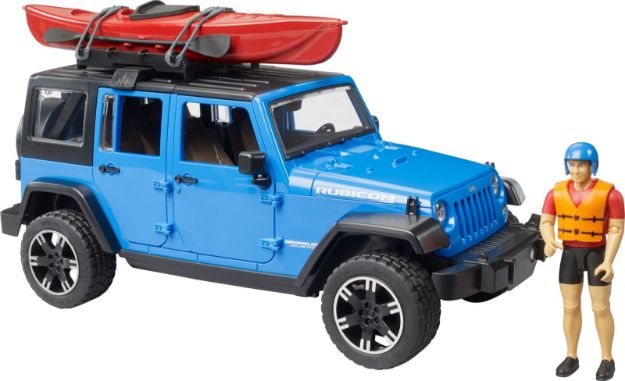 Bild von Jeep Wrangler Rubicon Unlimited mit Kajak + Figur