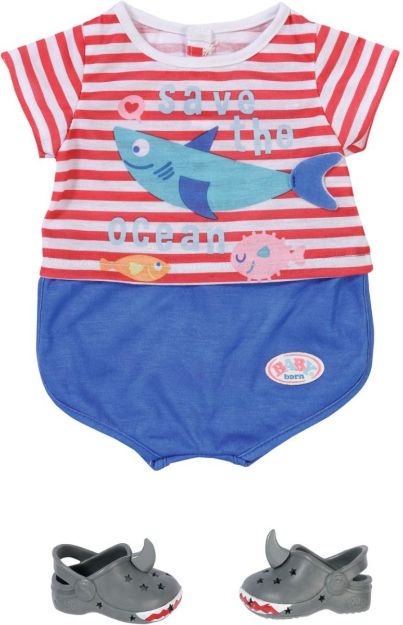 Bild von Zapf 834268 BABY born Bath Pyjamas & Clogs 43cm
