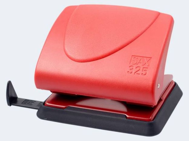 Bild von Locher Beta Line rot SAX 2,5mm, 25 Blatt - 0-325-03