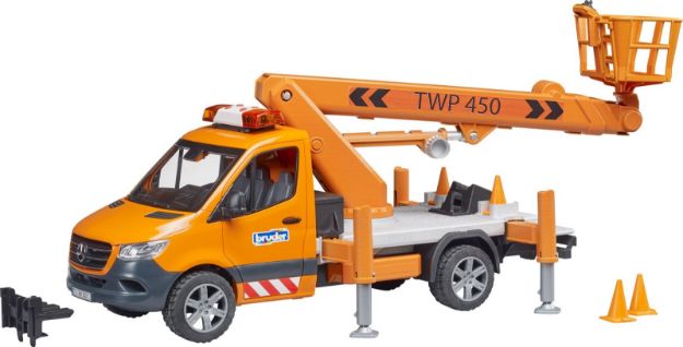 Bild von bruder 02679 MB Sprinter Arbeitsbühne mit Light + Sound Modul