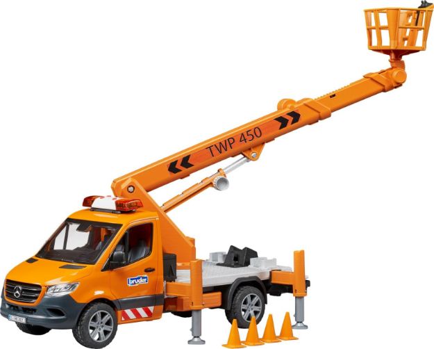 Bild von bruder 02679 MB Sprinter Arbeitsbühne mit Light + Sound Modul