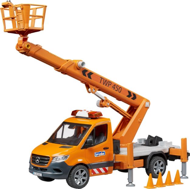 Bild von bruder 02679 MB Sprinter Arbeitsbühne mit Light + Sound Modul