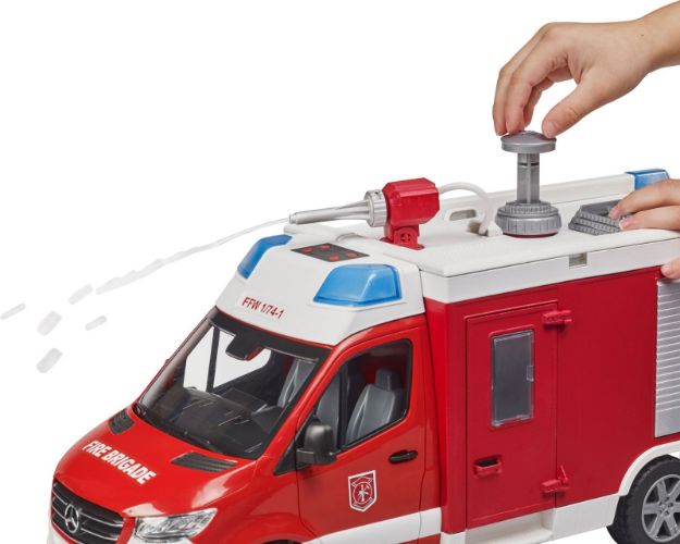 Bild von bruder 02680 MB Sprinter Feuerwehrrüstwagen mit Light + Sound Modul
