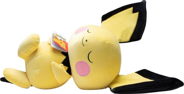 Bild von Pokemon schlafendes Plüsch Pichu 45cm - PKW3113