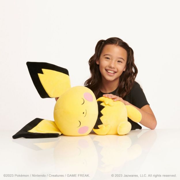 Bild von Pokemon schlafendes Plüsch Pichu 45cm - PKW3113