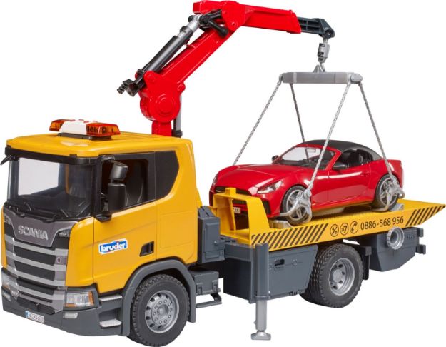 Bild von bruder 03552 Scania Super 560R Abschlepp-LKW m. L+S Modul + BRUDER Roadster