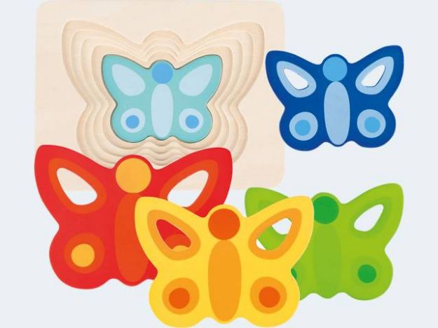 Bild von Schichtenpuzzle Schmetterling II - 57486