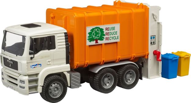 Bild von Bruder 02772 MAN TGA Hecklader Müll-LKW