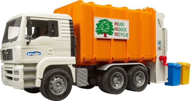 Bild von Bruder 02772 MAN TGA Hecklader Müll-LKW