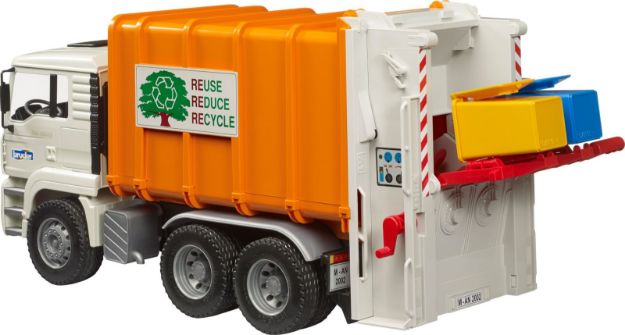 Bild von Bruder 02772 MAN TGA Hecklader Müll-LKW