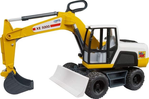 Bild von Bruder 03413 Mobilbagger (gelb/weiß)