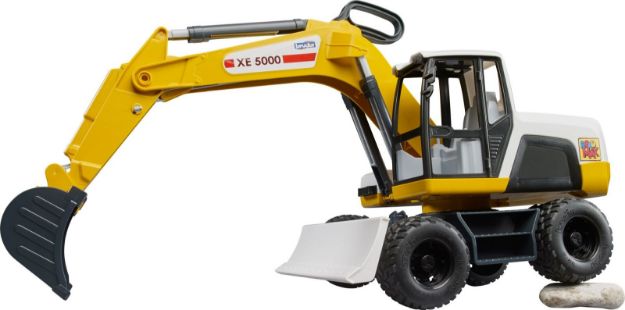 Bild von Bruder 03413 Mobilbagger (gelb/weiß)