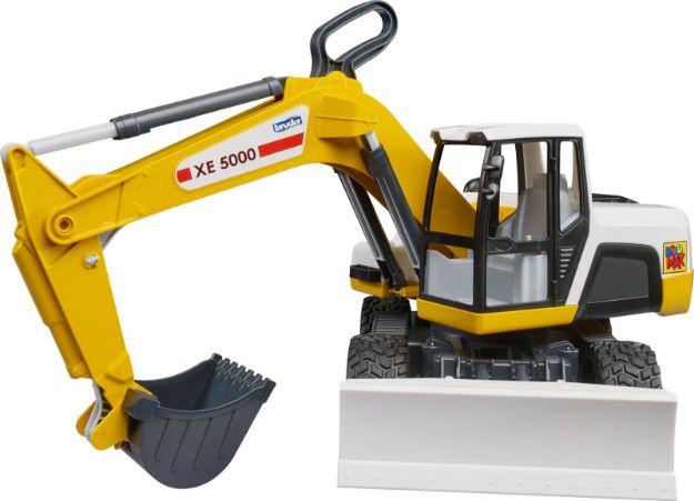 Bild von Bruder 03413 Mobilbagger (gelb/weiß)