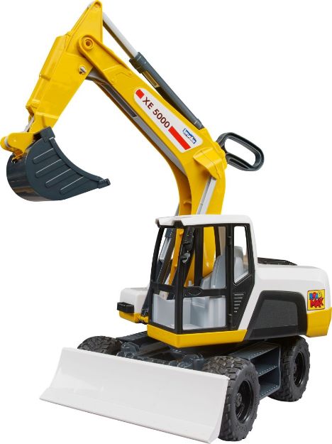 Bild von Bruder 03413 Mobilbagger (gelb/weiß)