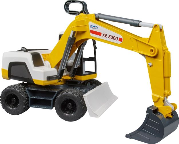 Bild von Bruder 03413 Mobilbagger (gelb/weiß)