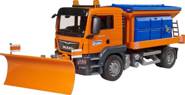 Bild von Bruder 03785 MAN TGS Winterdienst mit Räumschild