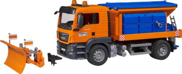 Bild von Bruder 03785 MAN TGS Winterdienst mit Räumschild