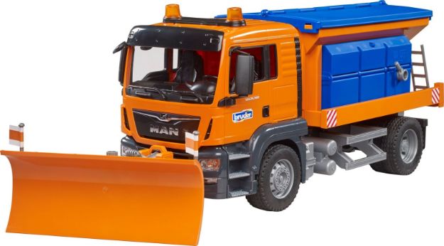 Bild von Bruder 03785 MAN TGS Winterdienst mit Räumschild