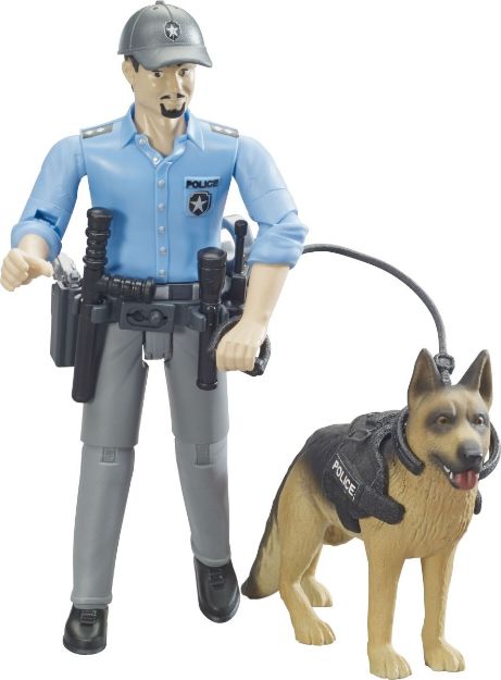 Bild von Bruder 62150 bworld Polizist mit Hund
