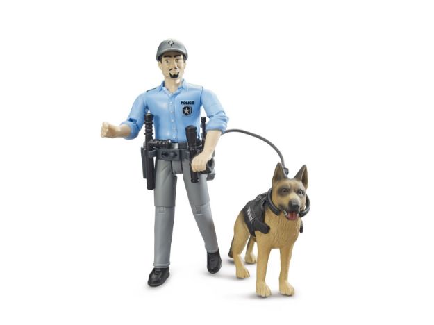 Bild von Bruder 62150 bworld Polizist mit Hund