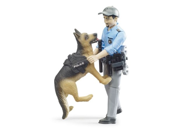 Bild von Bruder 62150 bworld Polizist mit Hund