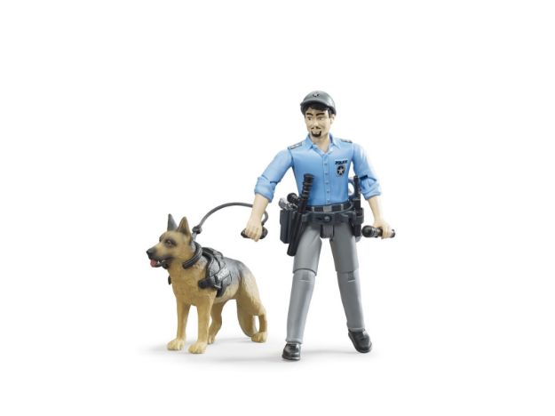 Bild von Bruder 62150 bworld Polizist mit Hund