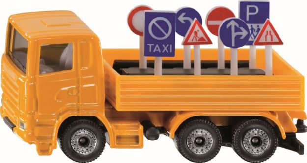 Bild von SIKU 1322 Super LKW mit Verkehrszeichen, sortiert