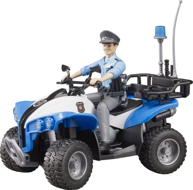 Bild von Bruder 63010 Polizei Quad mit Polizist und Ausstattung