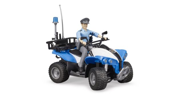 Bild von Bruder 63010 Polizei Quad mit Polizist und Ausstattung
