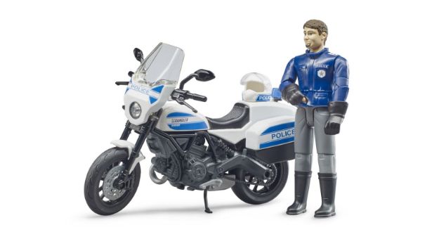 Bild von Bruder 62731 bworld Scrambler Ducati Polizeimotorrad