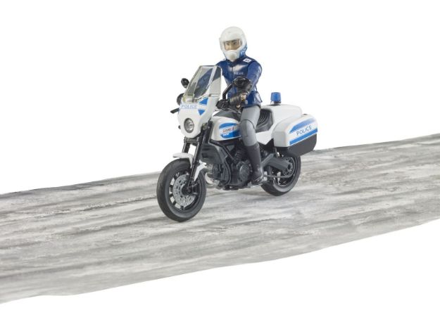 Bild von Bruder 62731 bworld Scrambler Ducati Polizeimotorrad