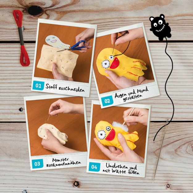 Bild von Monster nähen Bastelbox - 604080