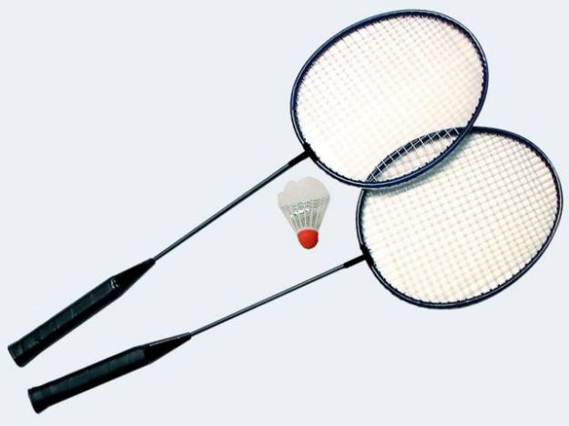 Bild von Federballset 2 Schläger 1 Ball - Pro Bestellung wird eine von mehreren Varianten nach dem Zufallsprinzip versendet!- 14196 