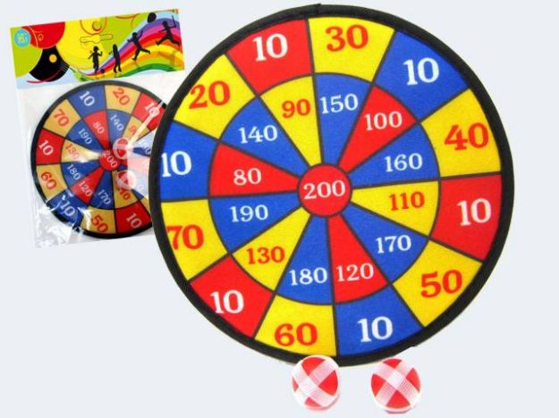 Bild von Haftwurfspiel 27cm 2 Bälle - 22351