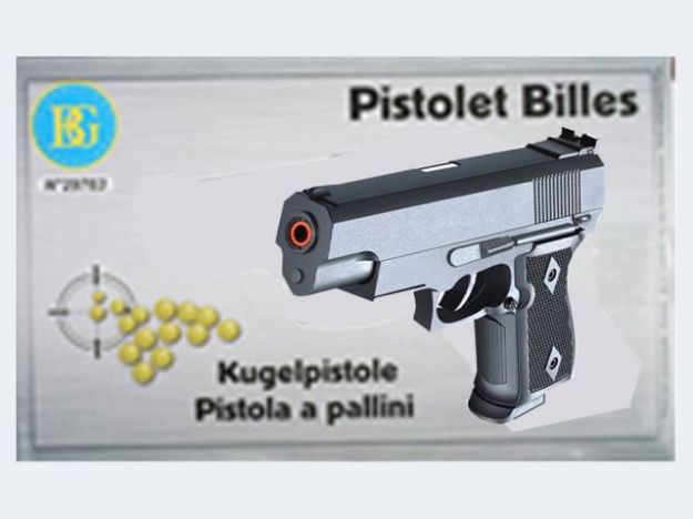 Bild von Kugelpistole 15,5cm mit Magazin - 29107