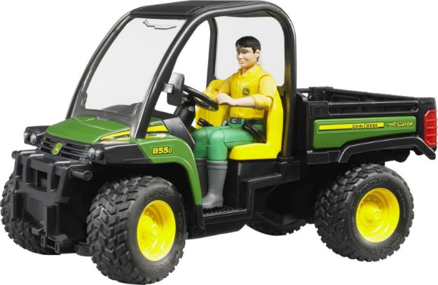 Bild von Bruder 02490 John Deere Gator 8550 mit Fahrer