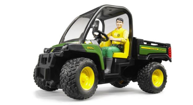 Bild von Bruder 02490 John Deere Gator 8550 mit Fahrer