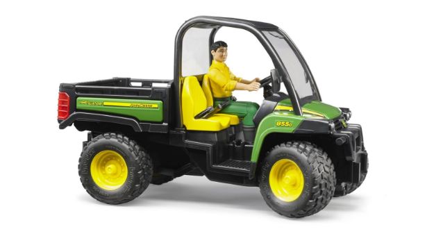 Bild von Bruder 02490 John Deere Gator 8550 mit Fahrer