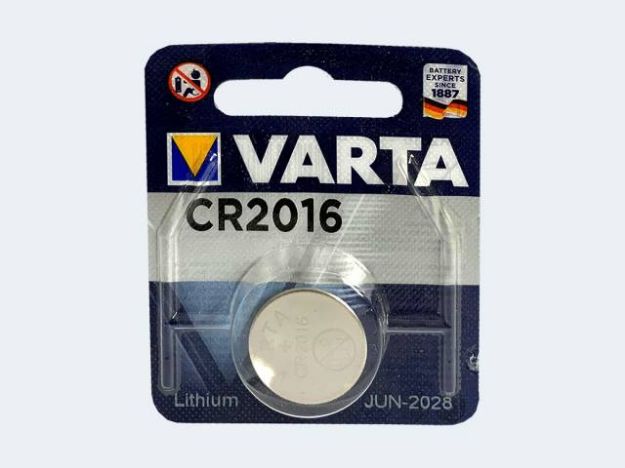 Bild von VARTA Knopfzelle CR2016 3V 90mAh Lithium - Eine Verkaufseinheit = 10 Stück - 107380