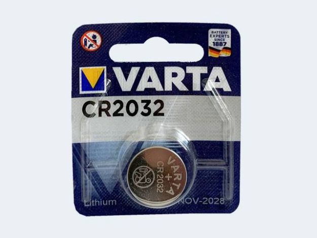 Bild von VARTA Knopfzelle CR2032 3V 220mAh Lithium - Eine Verkaufseinheit = 10 Stück - 107389