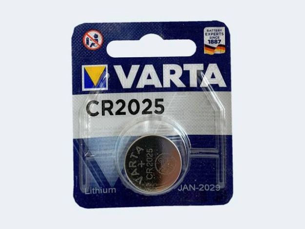Bild von VARTA Knopfzelle CR2025 3V 160mAh Lithium - Eine Verkaufseinheit = 10 Stück - 107387