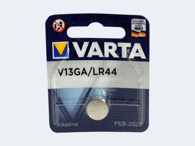 Bild von VARTA Knopfzelle V13GA LR44 1,5V 125mAh - Eine Verkaufseinheit = 10 Stück - 107325