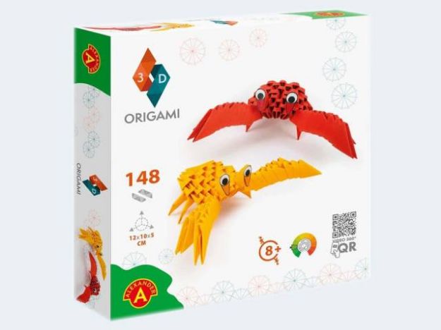 Bild von Origami S 3D Krabben 148 Teile - 501820